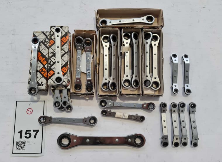 BETA double ratchet wrench set (about 30 pcs)