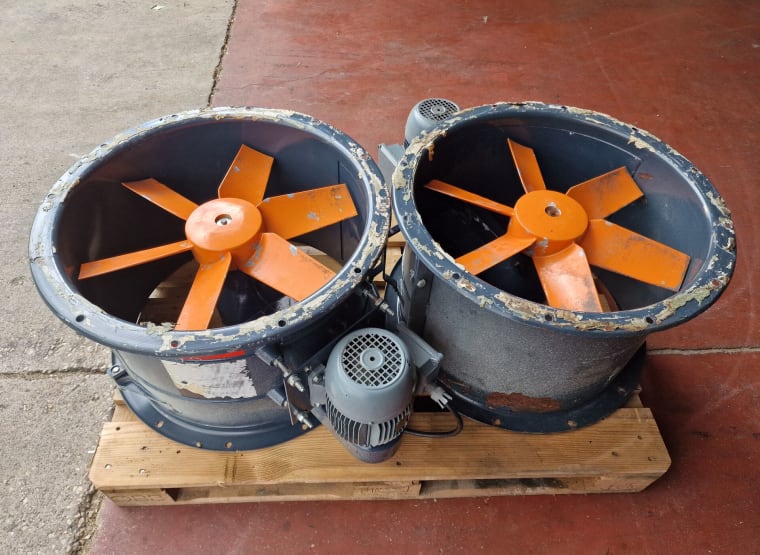 SODECA HPX 56 4 T 1 Lot of 2 Axial Extraction Fan
