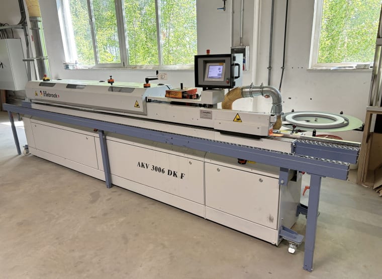 HEBROCK AKV 3006 DK F Kantenanleimmaschine mit Fügefräsen