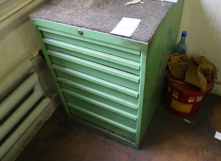 LISTA Workshop cabinet with contents