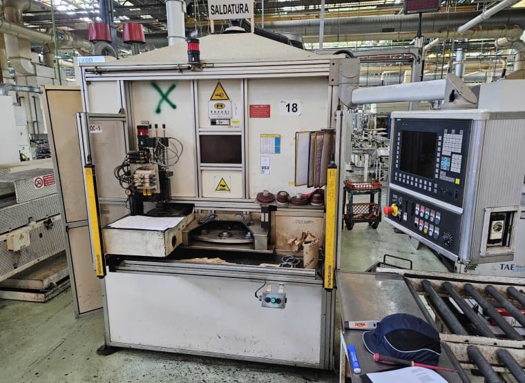 Fixing and CO2 laser welding cell RAVASI LC1