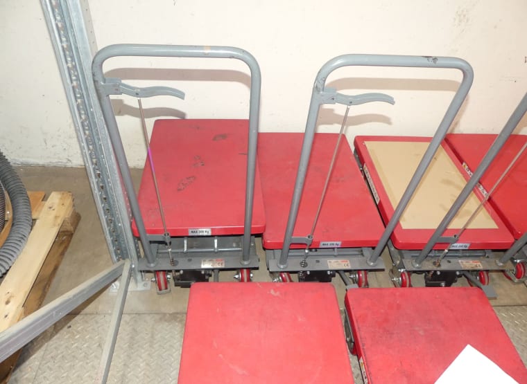 SECO 41-480565-PX012 3 pieces Scissor Lift Trolleys