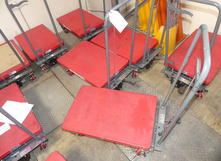 SECO 41-480565-PX012 3 pieces Scissor Lift Trolleys