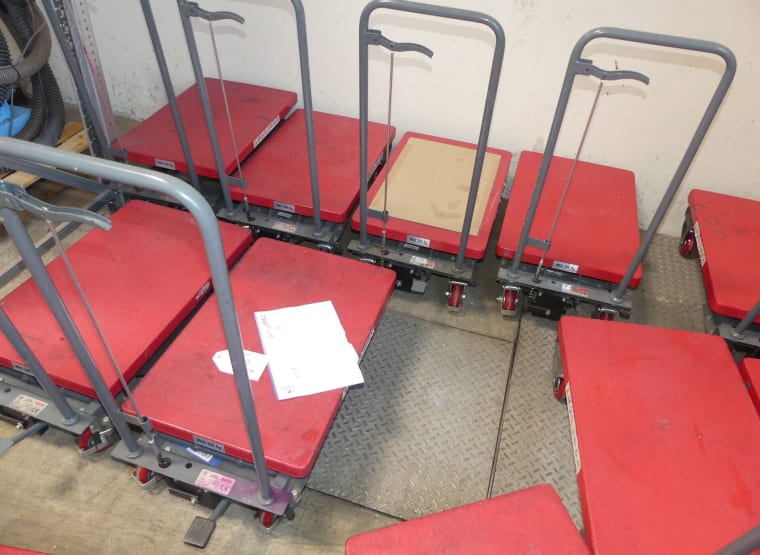 SECO 41-480565-PX012 3 pieces Scissor Lift Trolleys