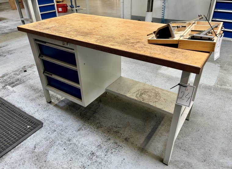 Workbench with contents