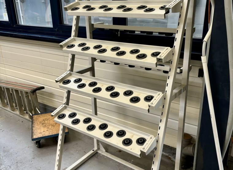 Storage system for HSK-A tool holders