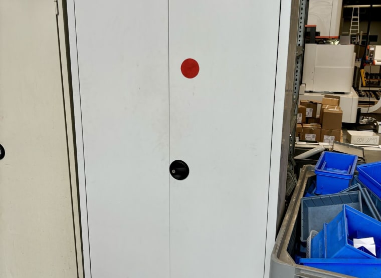 CP Workshop cabinet with contents