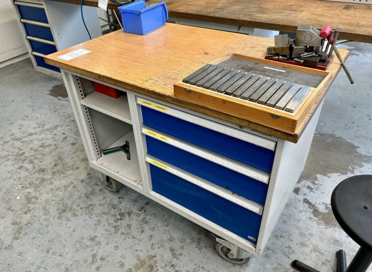 GARANT Workshop trolley with contents