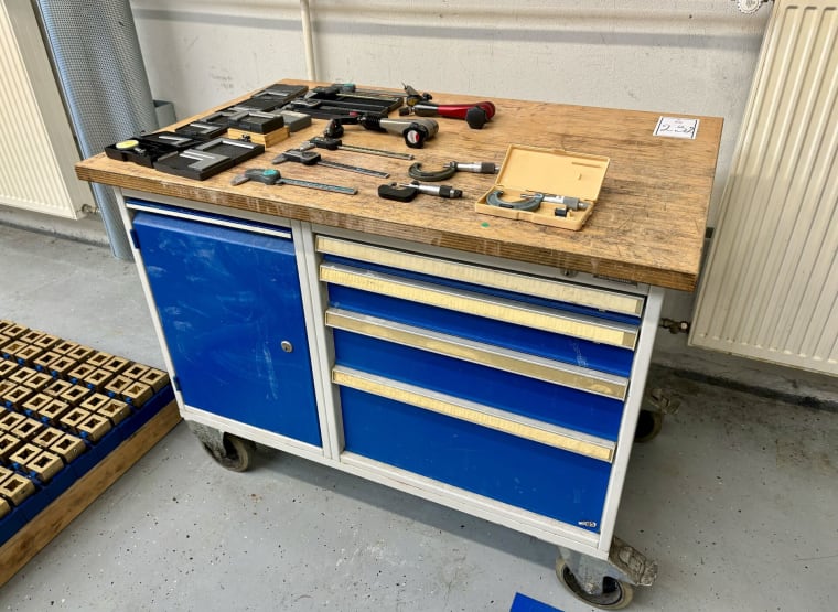 GARANT Workshop trolley with contents