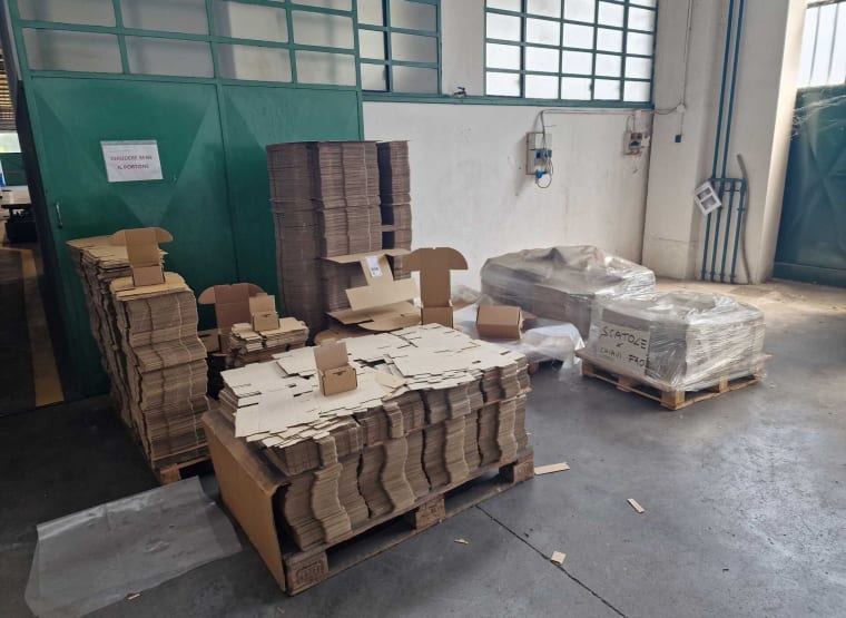 Lotes de cajas de embalaje