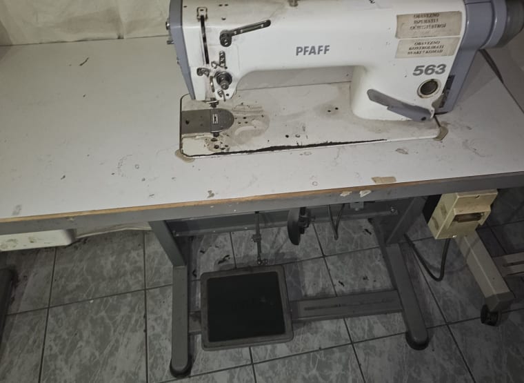 Equipo para la industria textil PFAFF 563