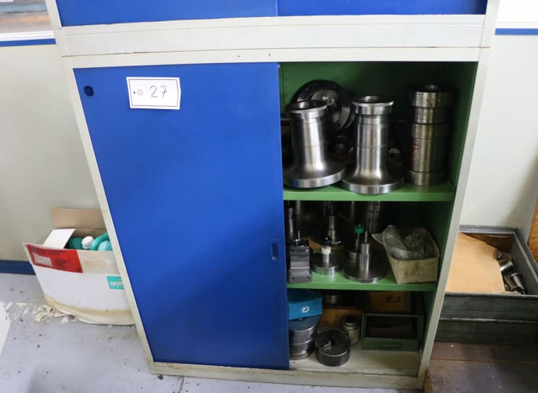 Workshop cabinet with contents