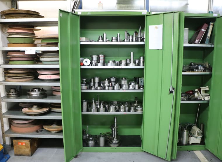 Workshop cabinet with contents