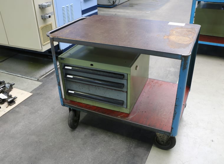 Workshop trolley with contents