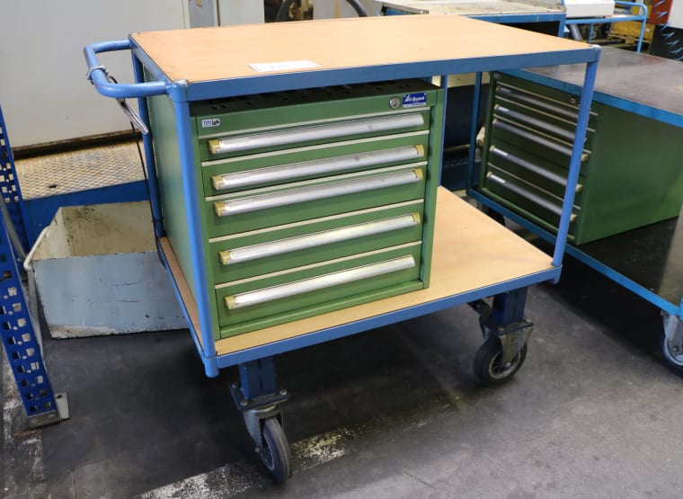 Workshop trolley with contents