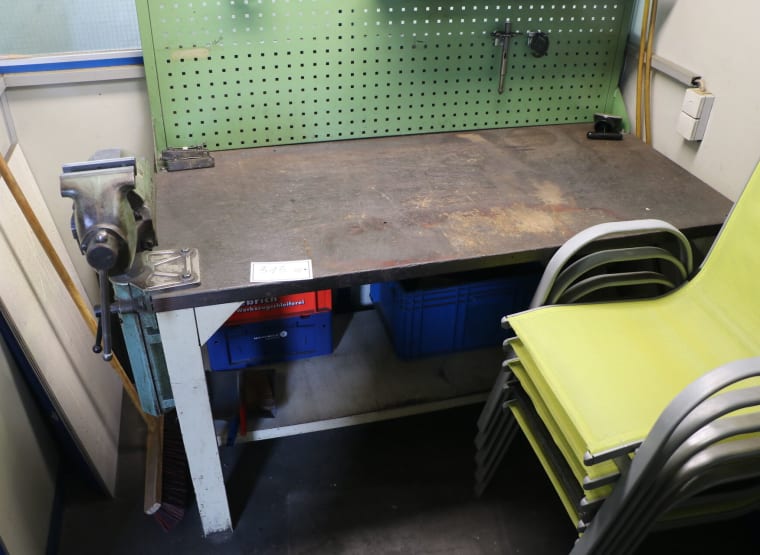 Workbench with contents