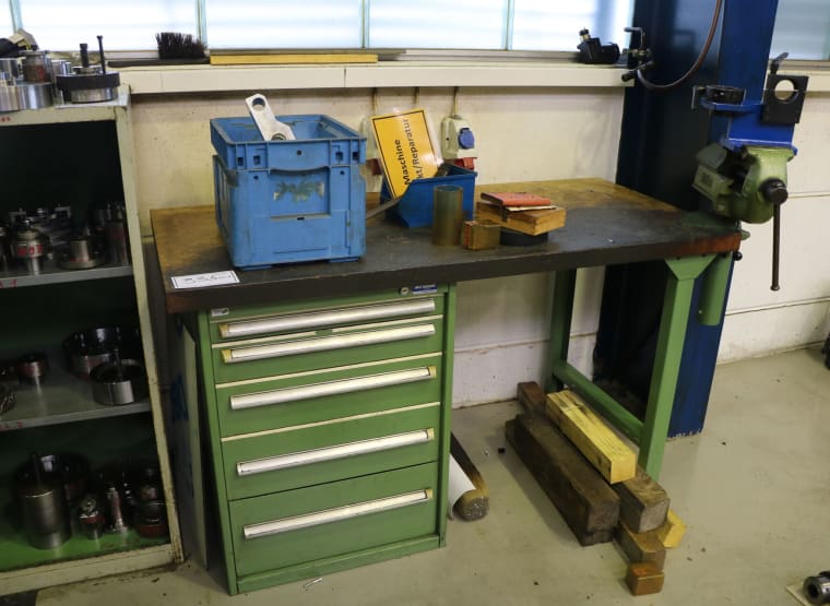 Workbench with contents