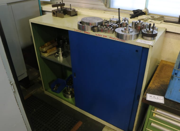 Workshop cabinet with contents