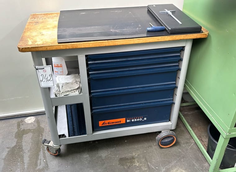 GARANT workshop trolley with contents