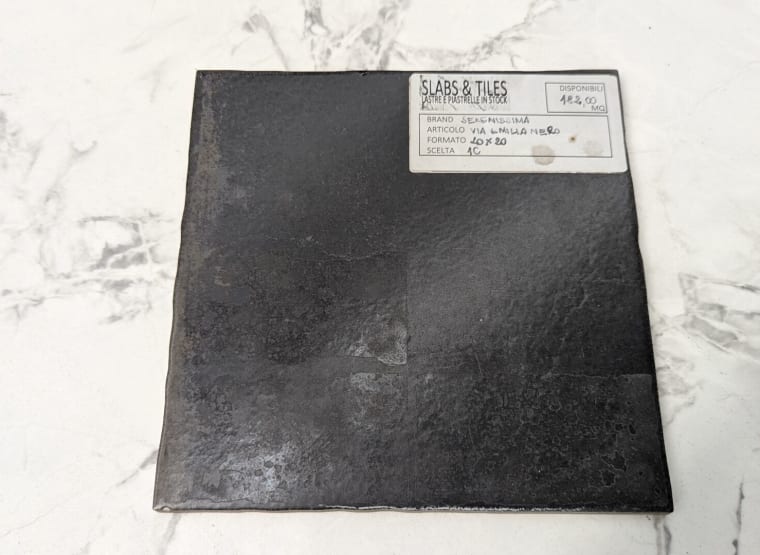 SERENISSIMA VIA EMILIA NERO Lot of tiles 20 x 20 (approx. 70,72 MQ)