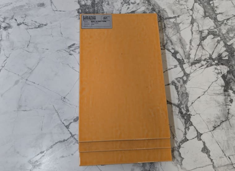 EXPORT CERAM OGGI ORANGE Lot of tiles 15 x 15 (approx. 102 MQ)