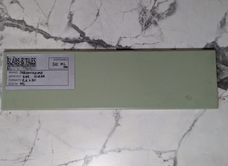 SERENISSIMA BATT. GIADA Lot of tiles 10 x 10 (approx. 510 ML)