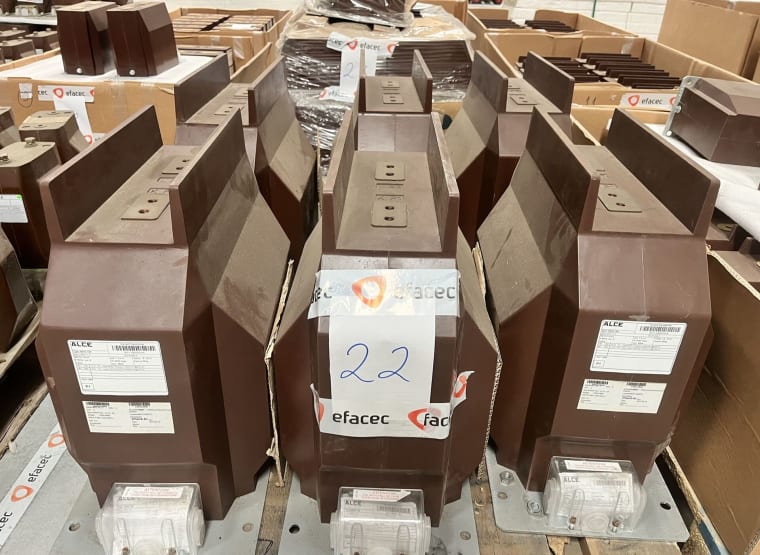 6x ALCE NGCT3 36kV 1250-800/1-1 Medium Voltage Instrument Transformers