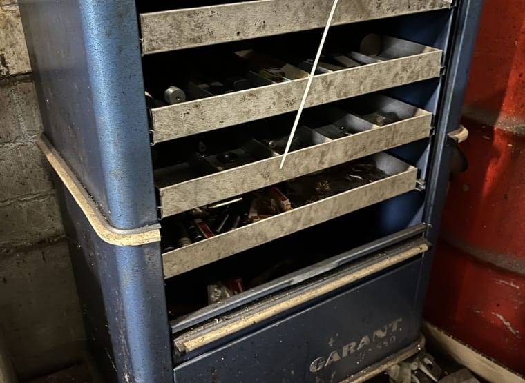 GARANT Workshop trolley with contents