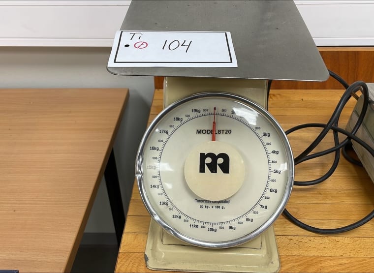 MODELL 8T 20 Weighing eqiupment