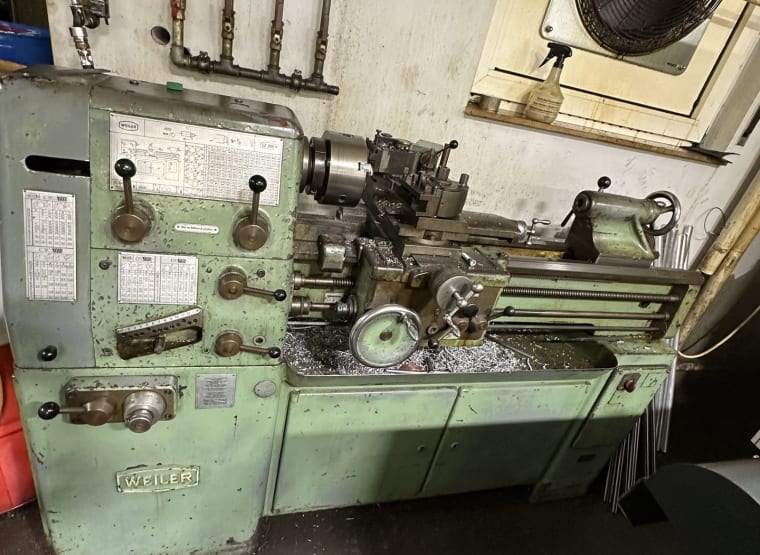 WEILER LZ 330 Lead and Feed Screw Lathe