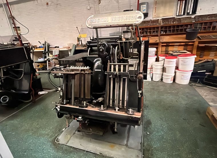 HEIDELBERG 10" x 15" Degel-Presse