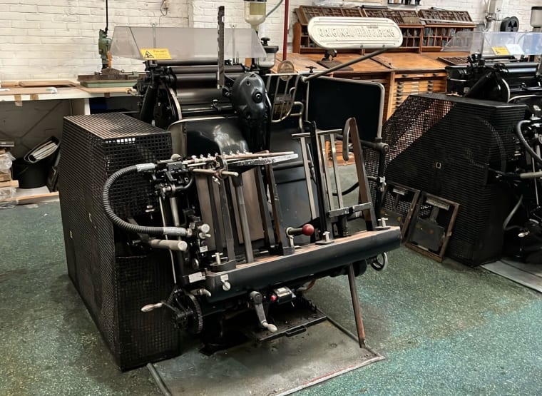 HEIDELBERG 10" x 15" Degel-Presse