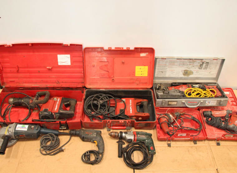 HILTI, BOSCH Lot of power tools