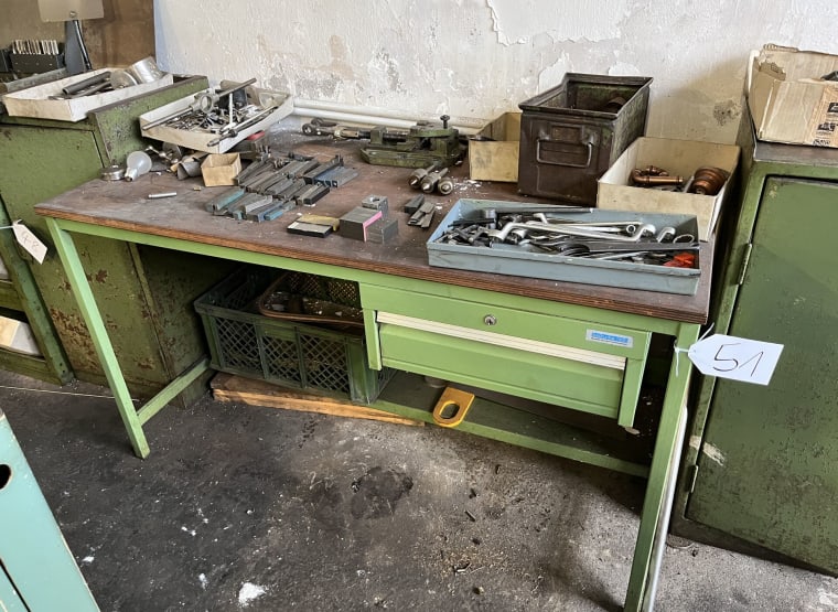 BEDRUNKA & HIRTH Workbench with contents