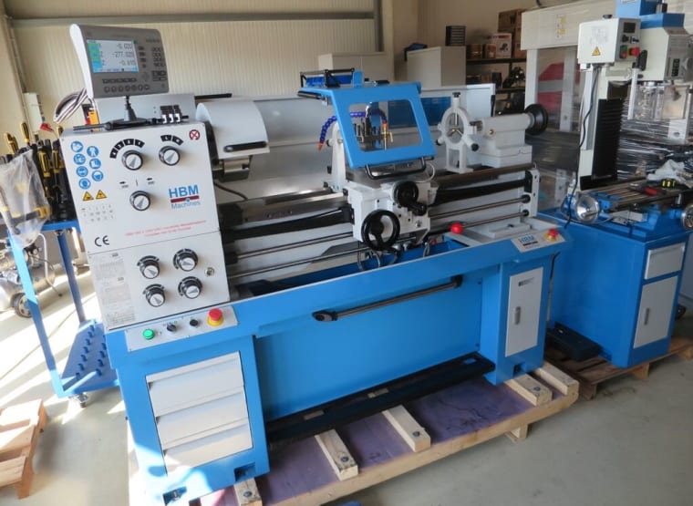 HBM 360 x 1000 DRO Leit- und Zugspindeldrehmaschine