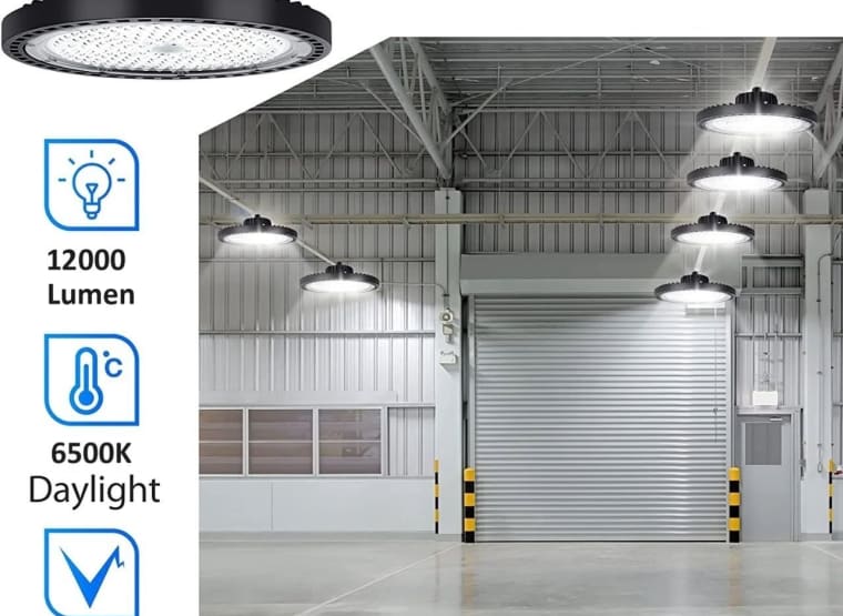 25x Highbay UFO 100W - PRO Design SMD - Dimmable - Lumileds Philips - Etanche IP65 - Blanc froid 6500K VENUS Highbay