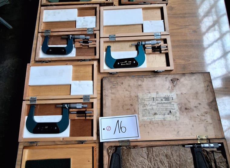 MASSI Lot of 7 fine micrometers / calipers