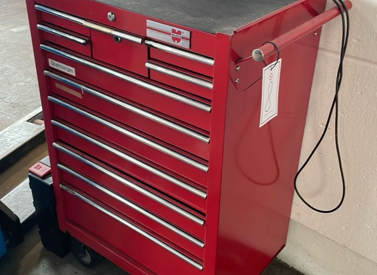 WÜRTH workshop trolley with contents