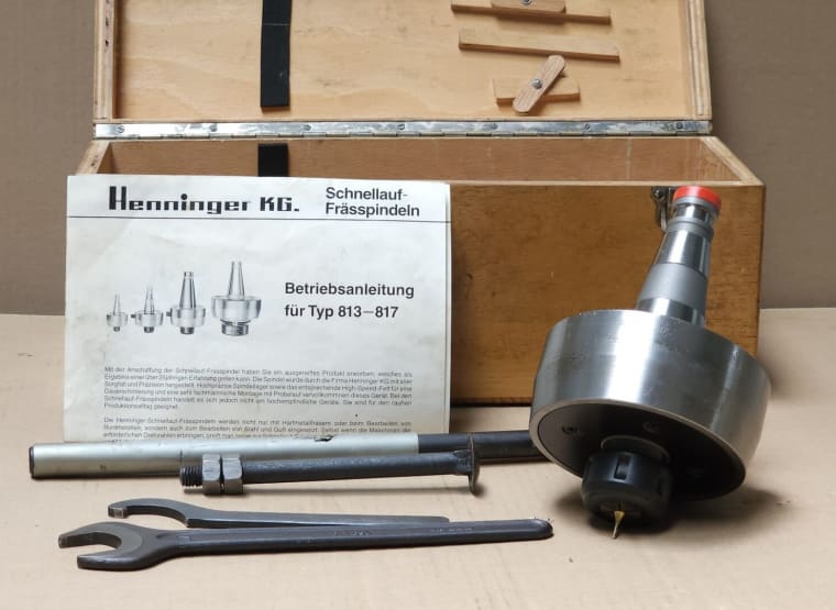 HENNINGER Frässpindel Typ 814 Milling and turning tools