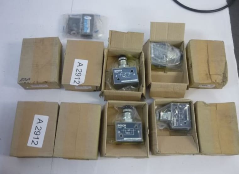 BOSCH 11x solenoid valve / check valve (new) 0821 200 003 + Atlas Copco