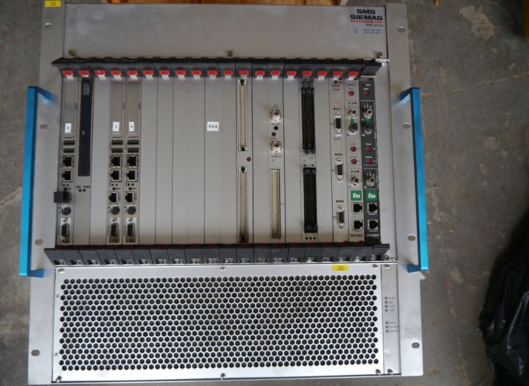 GE VANUC Control rack with 2x SM128V + 3x VME-7807RC + 1x VMIVME7459