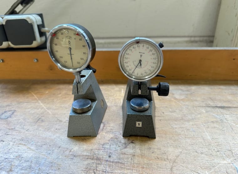 KS SUHL 2x precision measuring table dial indicator