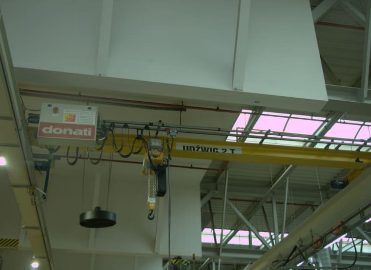 Overhead crane 2 t UDZWIG/LIFTKET/DONATI 2000/2-3/0,75