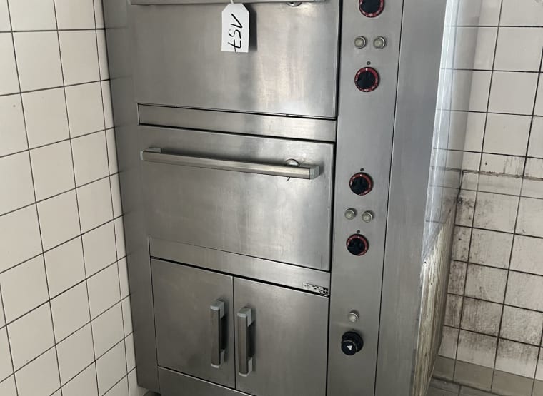 HAAS & SOHN 1B2/25W Edelstahl Backofen