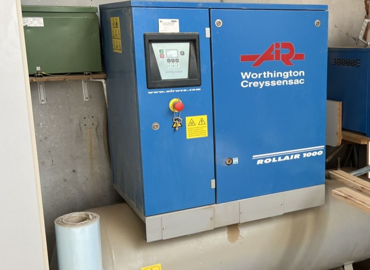 Compressor de parafuso WORTHINGTON CREYSSENAC Rollair 1000