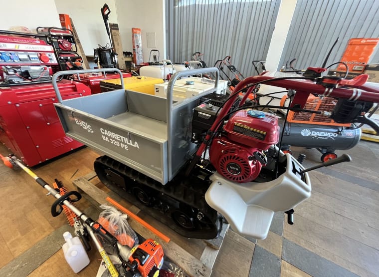 Mini dumper de lagartas a gasolina BASIC BA 320 PE (6.5HP)