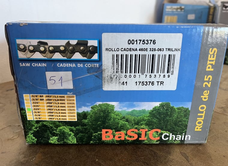 BASIC 460E 325-063 TRILINK ChainSaw Chain - 25 feet roll