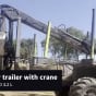 PALMS HMWD 3.2 L Forestry trailer with crane