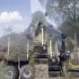 PALMS HMWD 3.2 L Forestry trailer with X100 crane