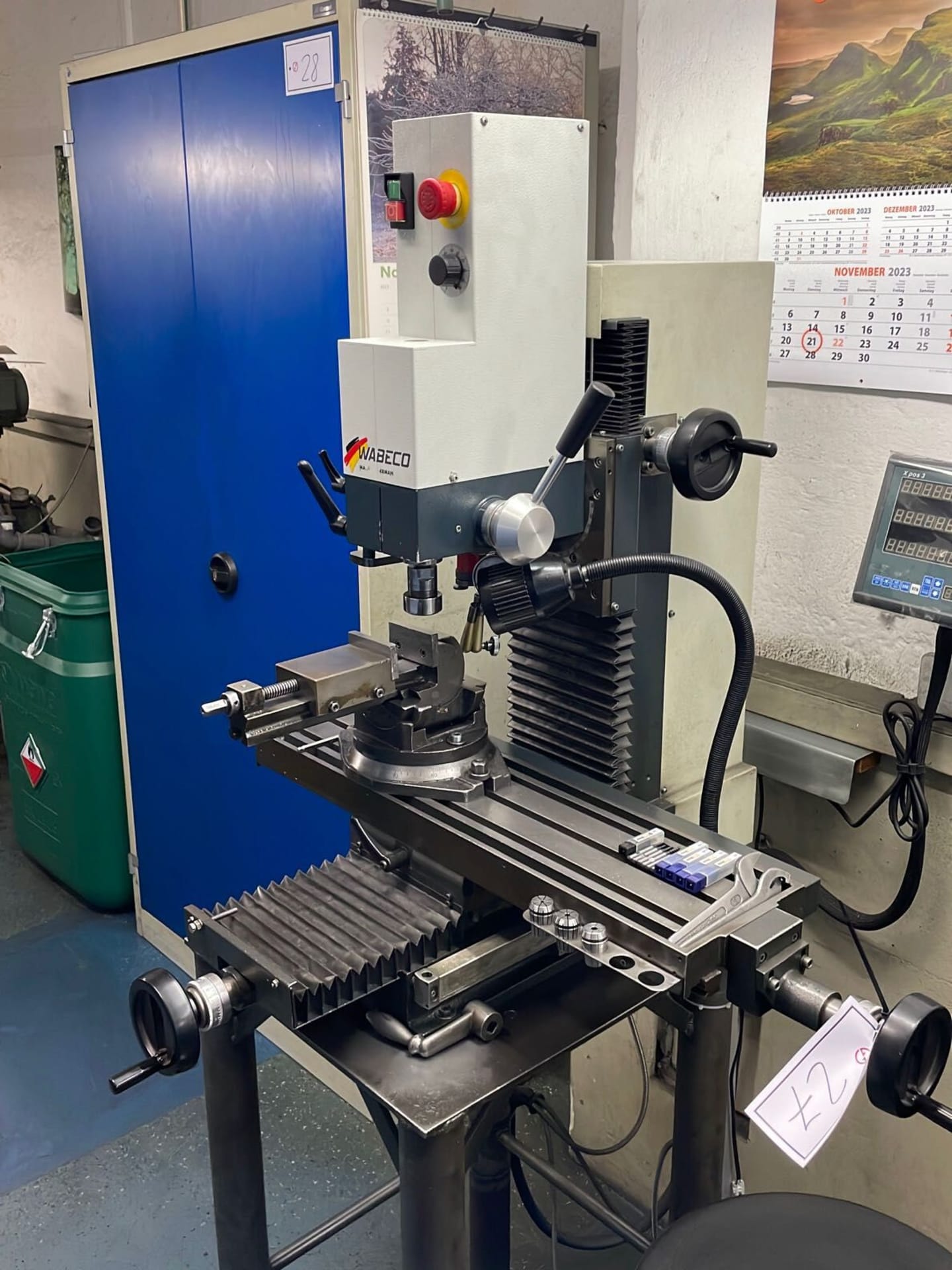 WABECO 16400 tool milling machine buy used